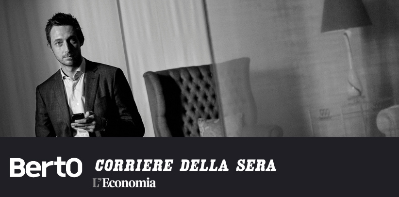 interview à filippo berto dans l’encart économie du corriere della sera