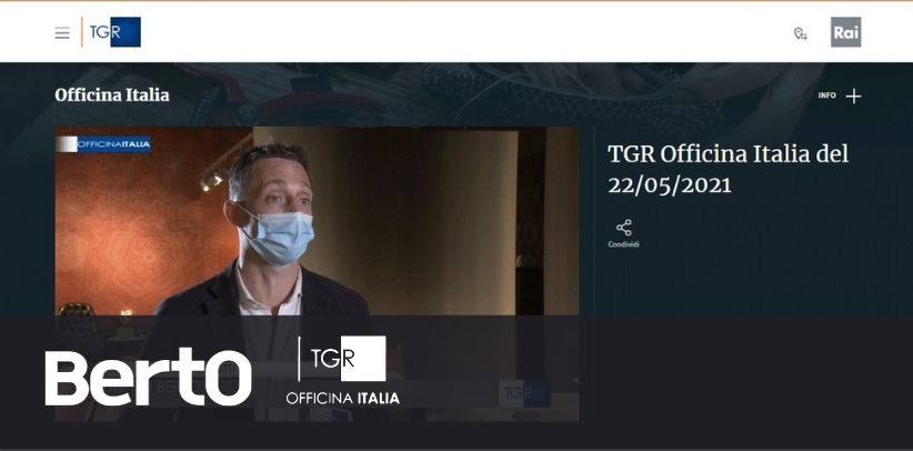 TGR Rai 3 TGR Officina Italia interviewe Filippo Berto