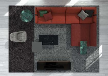 Environnement moderne meublé avec King Table d'appoint - BertO