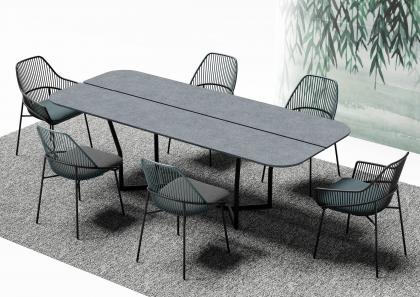 Table CJ et chaises outdoor Jackie - BertO