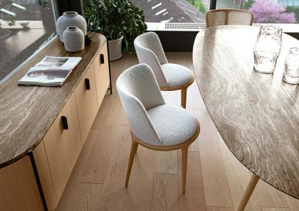 CHAISE JOAN EN CHÊNE