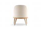 Fauteuil rond Kim en bois de chêne - BertO