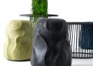 Pouf-table basse design Stardust et table basse Carl - BertO
