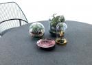 Table de jardin Carl Dining avec plateau en pierre de lave - BertO