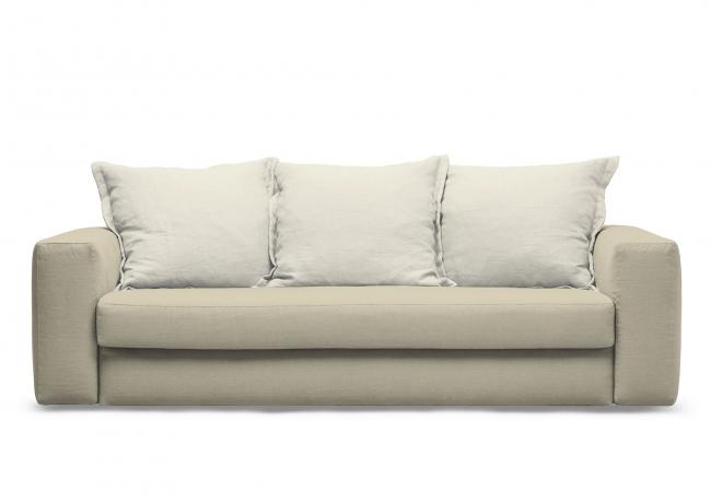 Canapé-lit en lin Passepartout - 3 places cm L.230 x P.100 x H.90
