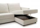 Canapé-lit à éléments composables et chaise longue coffre