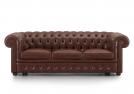 Canapé-lit Chesterfield en simili cuir - BertO Outlet