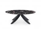 Table basse en marbre Marinace noir - BertO Outlet