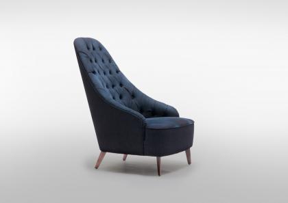 Fauteuil Moderne en Denim - Vanessa4newcraft