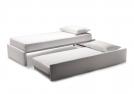 Lit une Place Summer D avec lit gigogne escamotable et matelas