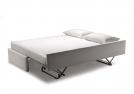 Lit une Place Summer D avec lit gigogne escamotable et matelas