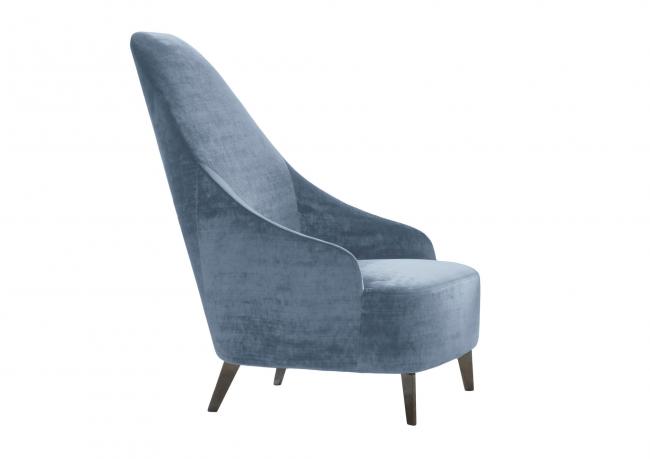 Fauteuil Vanessa en velours - BertO Outlet