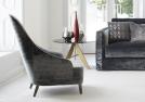 Fauteuil avec Habillage en Velours - BertO Outlet