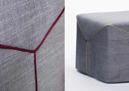 Profil gros-grain - Pouf convertible AL