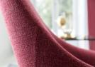 Fauteuil en tissu rouge Vanessa - BertO Prima