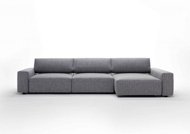 Canapé relax en cuir  Livraison rapide  L.260 x P.110 x H.60 / 75 - BertO Outlet