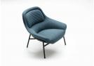 Le fauteuil Hanna a une structure en acier - BertO Outlet