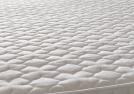 Matelas en latex Revêtement fixe antistatique et anti acarien avec face été en coton blanc et face hiver en laine blanch