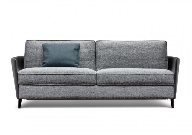 Canapé-lit Marky de style contemporain avec sommier de 160 cm - BertO
